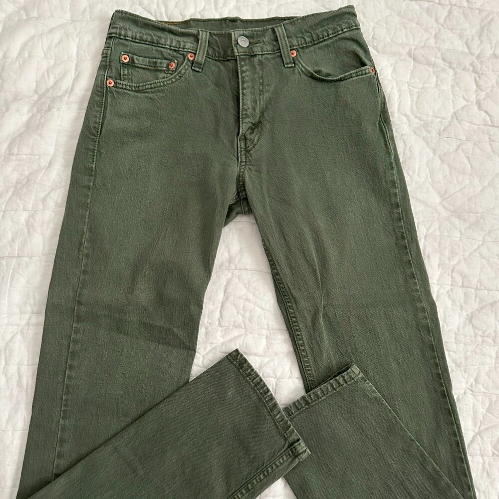 Levi's 511 Slim Fit - Green - 28x32